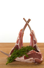 Image showing Racks of lamb