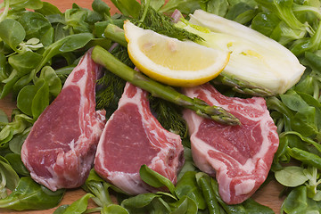 Image showing Racks of lamb,