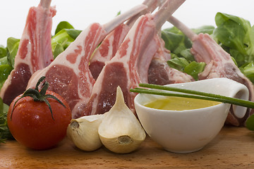 Image showing Racks of lamb