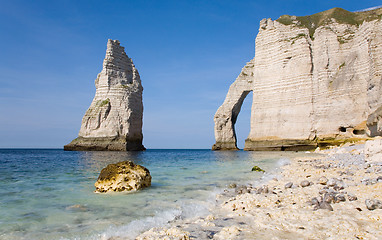 Image showing Cliffs at etretat