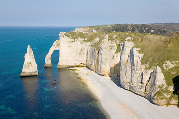 Image showing Cliffs at etretat