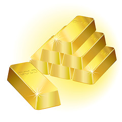 Image showing Gold bars