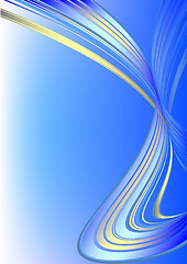 Image showing  Abstract blue background
