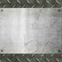 Image showing old metal background texture