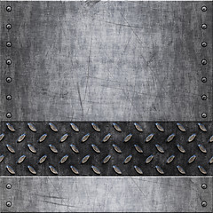 Image showing old metal background texture