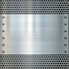 Image showing shiny metal background texture