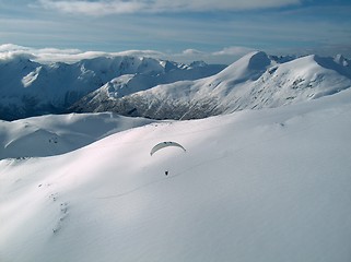 Image showing Paragliding Norway