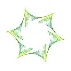 Image showing green star