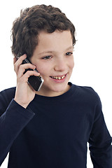 Image showing young man on the phone