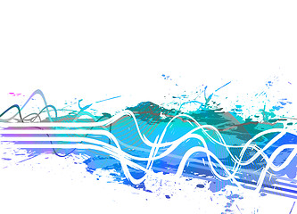 Image showing Splattered Paint Background