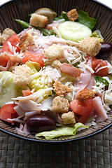 Image showing Antipasto Chefs Salad