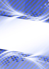 Image showing Abstract Blue Layout