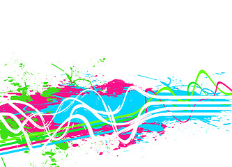 Image showing Splattered Paint Background