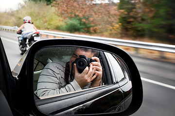 Image showing Paparazzi Photographer