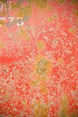 Image showing Old rusty red steel background