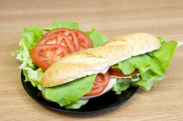 Image showing turkey sandwich