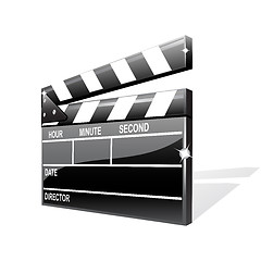 Image showing Vector clapper board