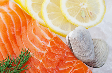 Image showing Seafood on Ice