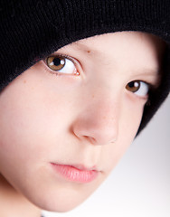 Image showing Pensive Kid