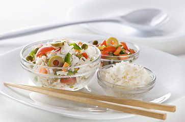 Image showing Rice salad