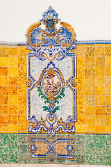 Image showing Vintage tiles from Lisbon, Portugal.