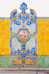 Image showing Vintage tiles from Lisbon, Portugal.