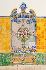 Image showing Vintage tiles from Lisbon, Portugal.