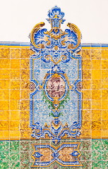 Image showing Vintage tiles from Lisbon, Portugal.