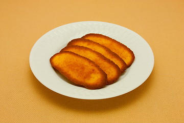 Image showing A plate of cookies