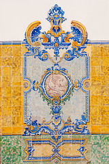 Image showing Vintage tiles from Lisbon, Portugal.