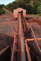 Image showing Ore conveyerbelt