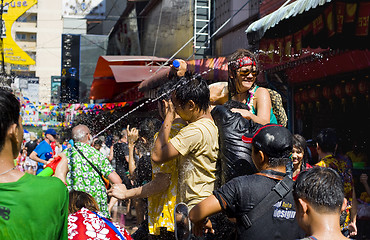 Image showing thai new year festival