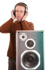 Image showing Listening To Music