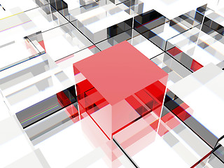 Image showing Red cube