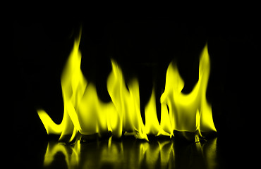 Image showing yellow fire flame