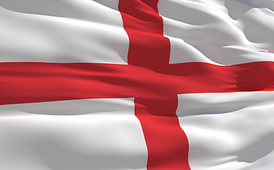 Image showing Waving flag of England