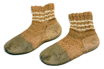 Image showing Handmade socks