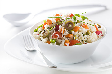 Image showing Rice salad