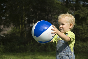 Image showing Catching the ball -2