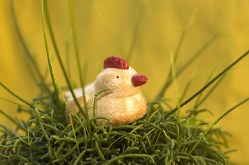 Image showing One Relaxed Chicken
