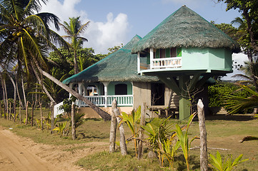 Image showing beach house corn island nicaragua