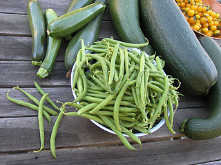 Image showing Fresh produce from the garden.