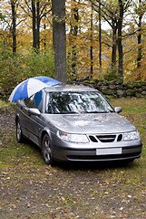 Image showing Umbrella Car