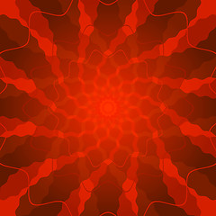 Image showing Abstract vivid red background