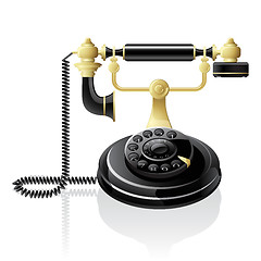Image showing Retro telephone