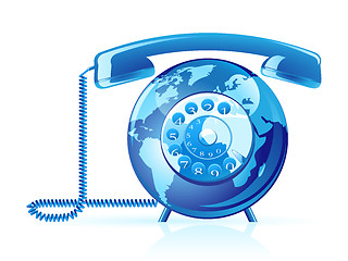 Image showing World telephone
