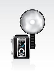 Image showing Retro photocamera