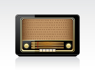 Image showing Retro radio