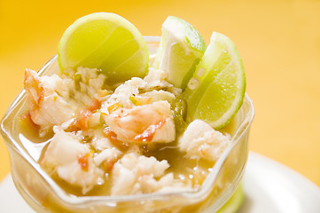 Image showing lobster ceviche central american style nicaragua