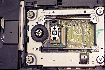 Image showing Inside of the DVD drive